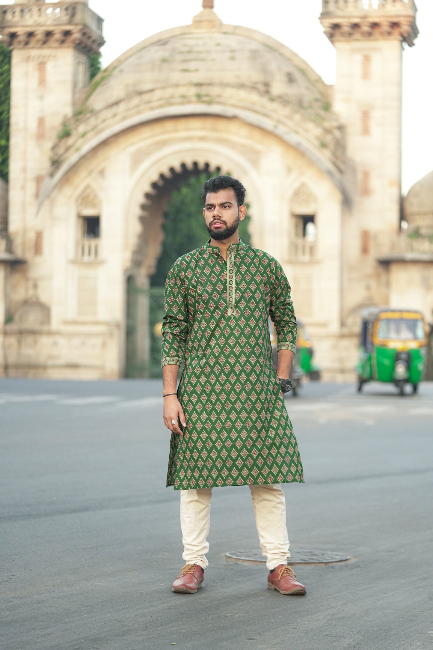 KajuKatri Blockprint Kurta