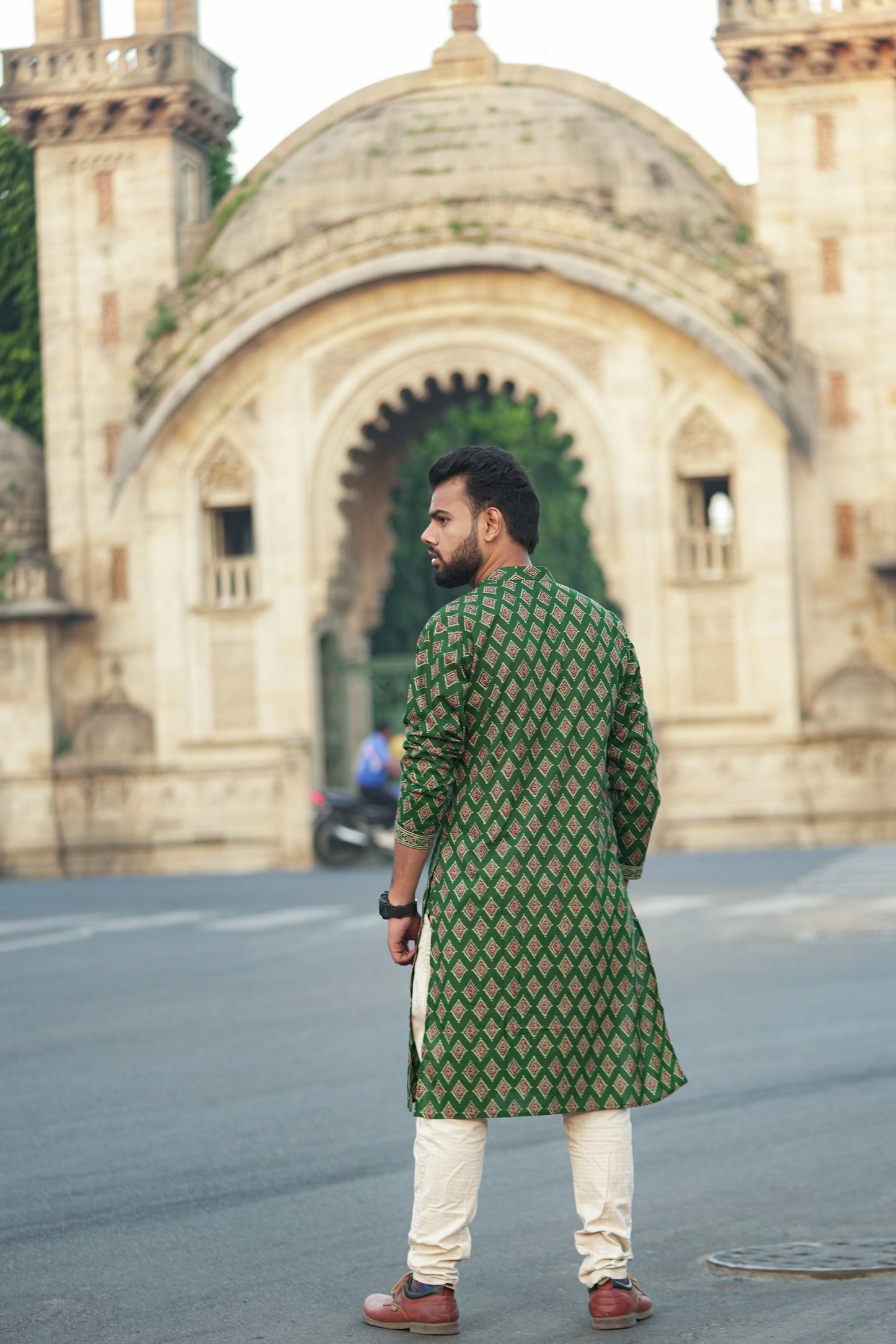 KajuKatri Blockprint Kurta