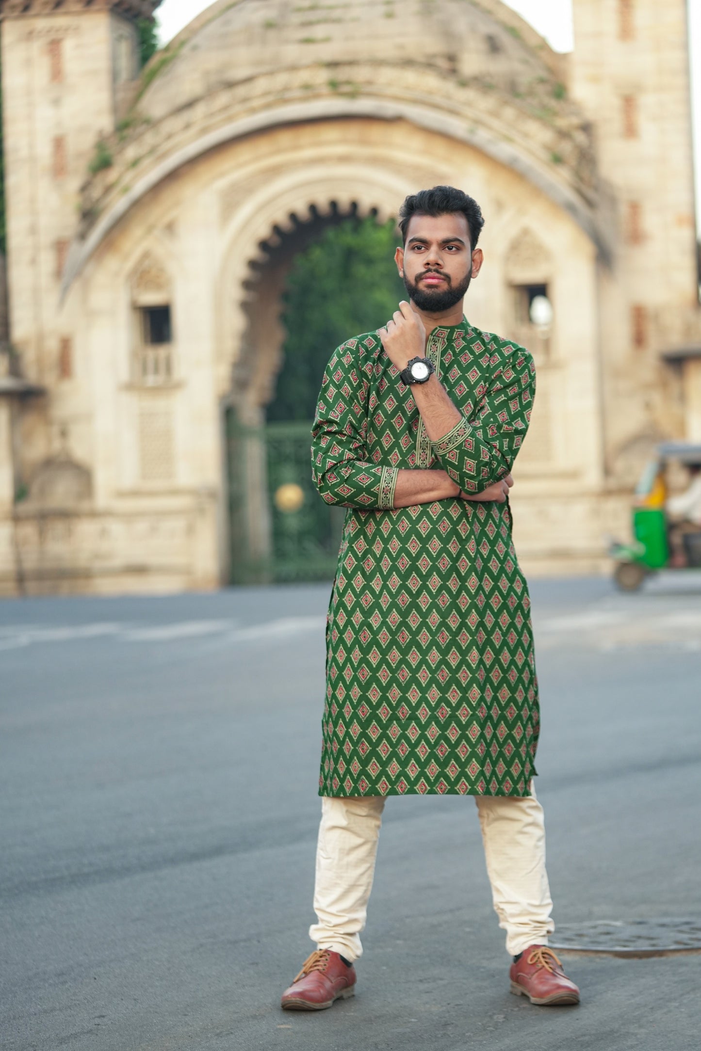 KajuKatri Blockprint Kurta