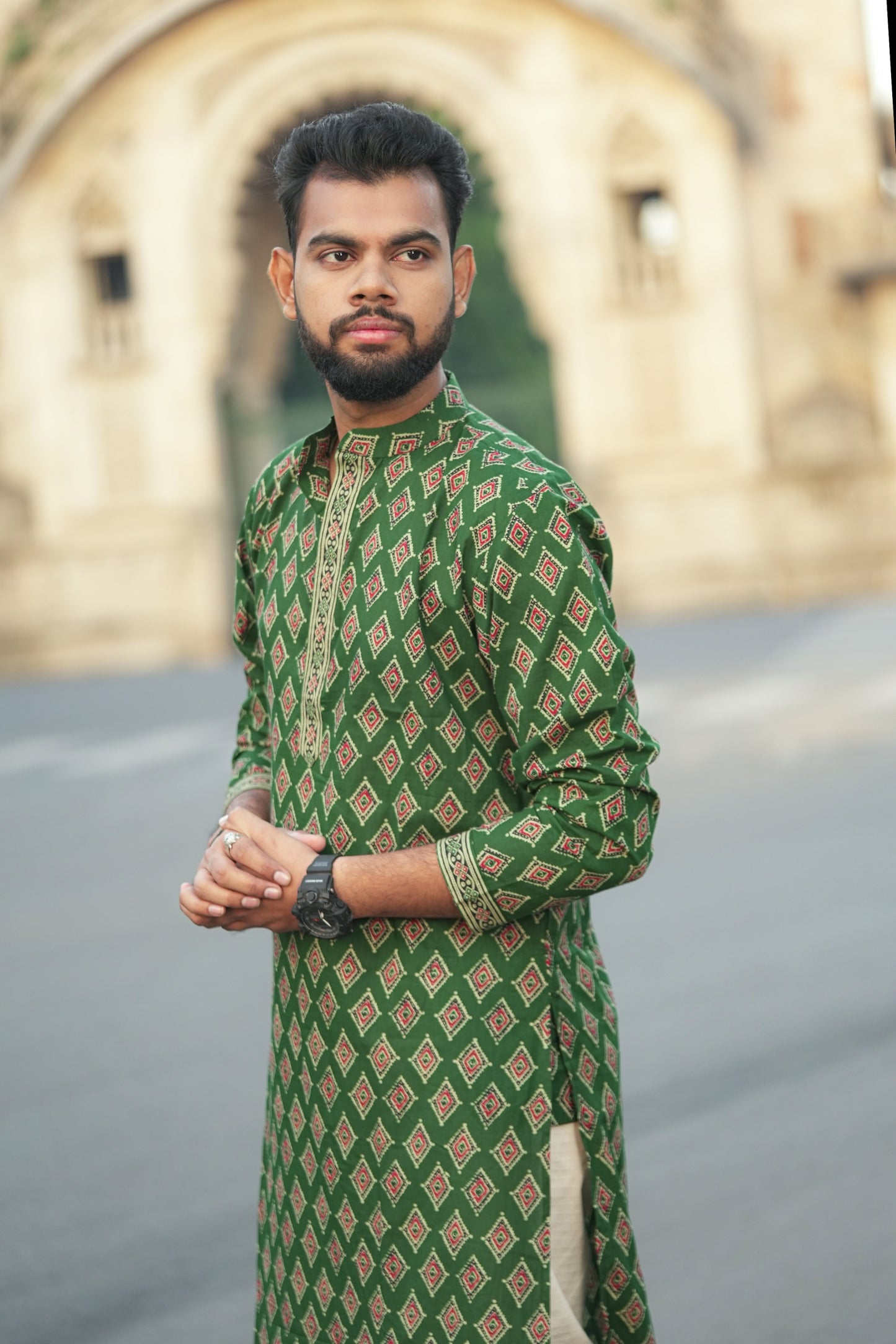 KajuKatri Blockprint Kurta